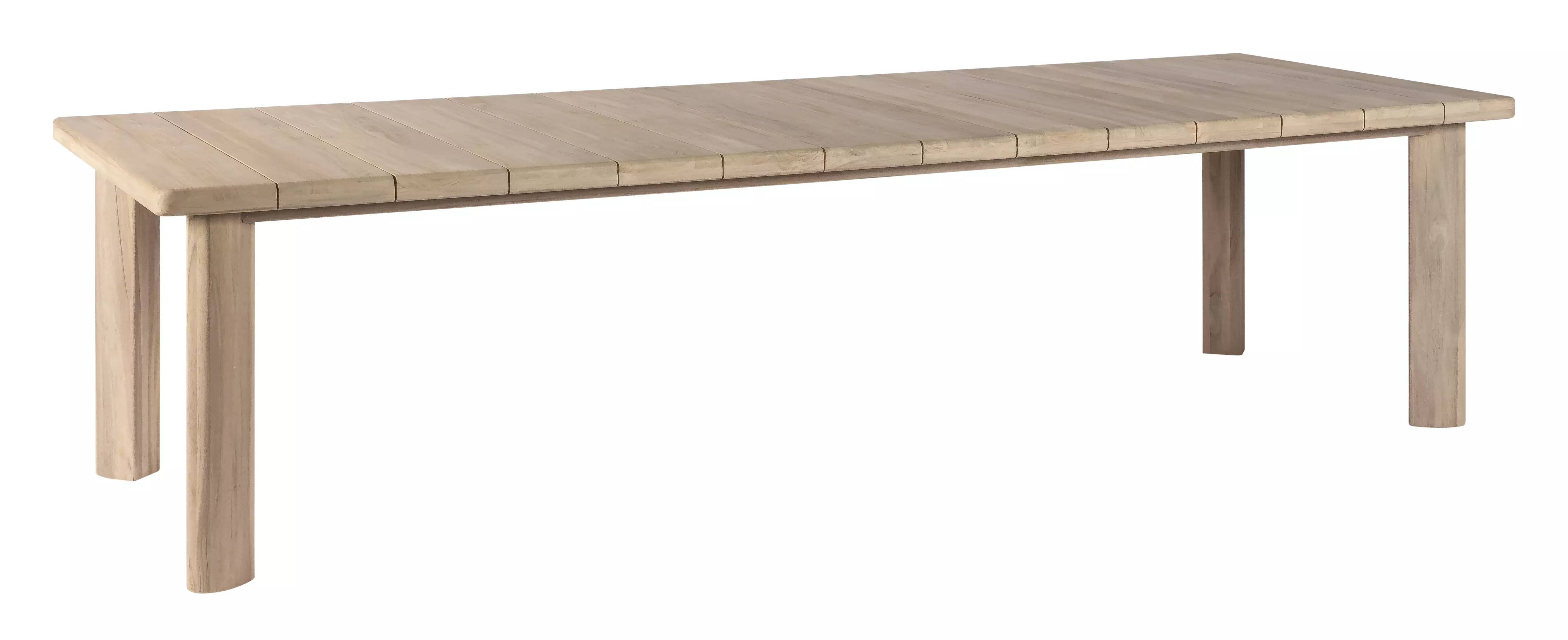 Lila Outdoor Tisch Teak -rechteckig-