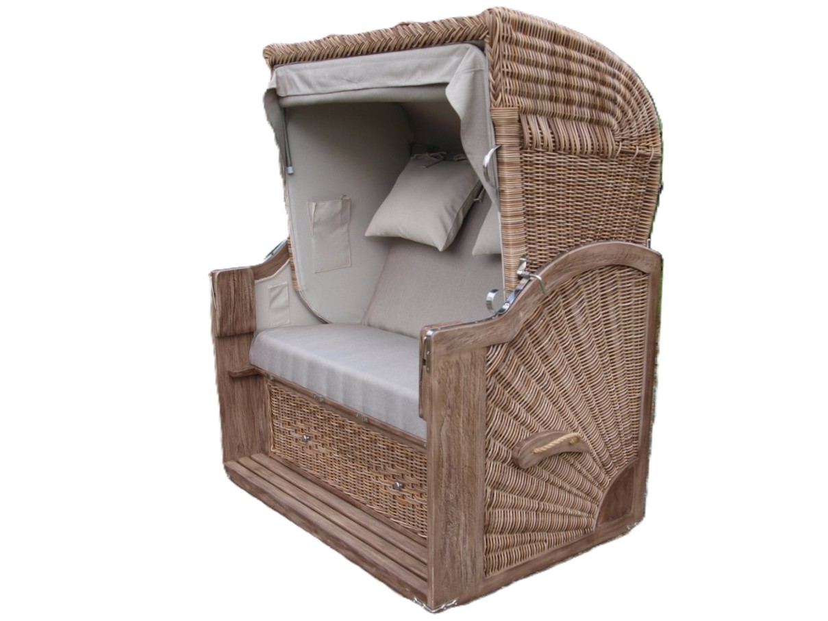 JUMBO Banana Strandkorb Antik Braun JUMBO Banana Strandkorb Antik Braun