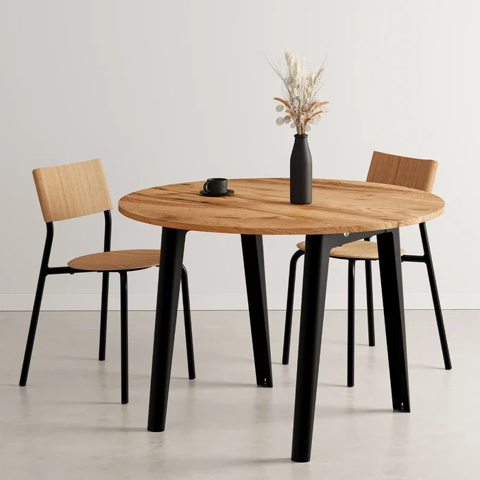 New Modern Esstisch RUND Altholz TIPTOE