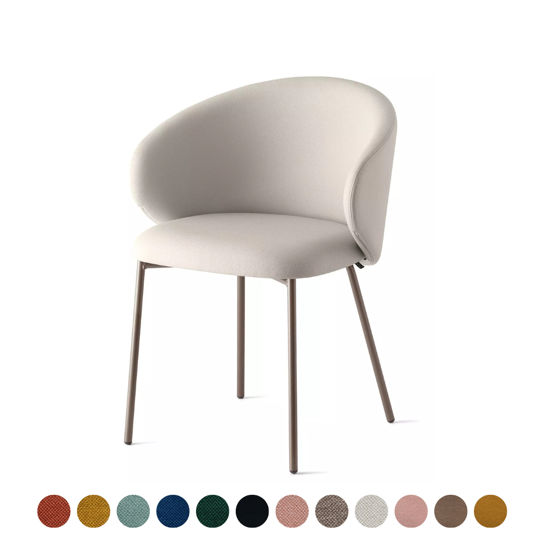 Stuhl Tuka - mit Armlehne von Connubia by Calligaris