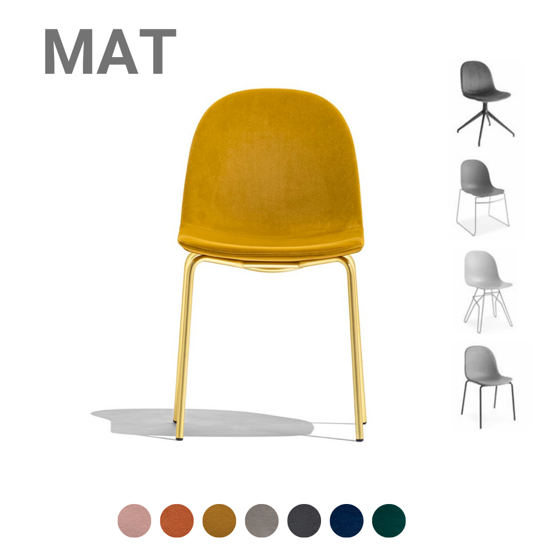 Stuhl Academy MAT mit verschiedenen Gestellarten