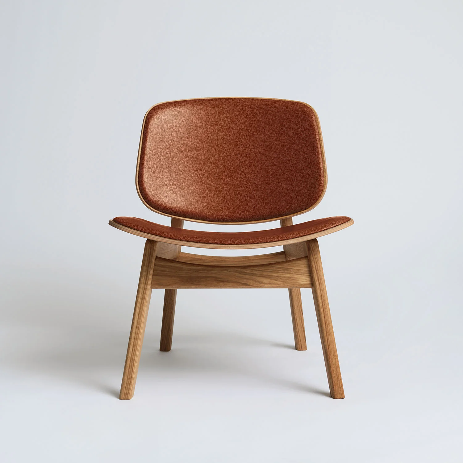 Lounge Stuhl PANDORA mit Leder von Ro Collection