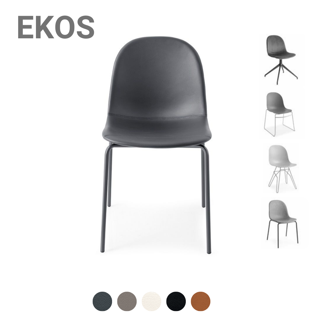 Stuhl Academy EKOS mit verschiedenen Gestellarten Stuhl Academy EKOS mit verschiedenen Gestellarten