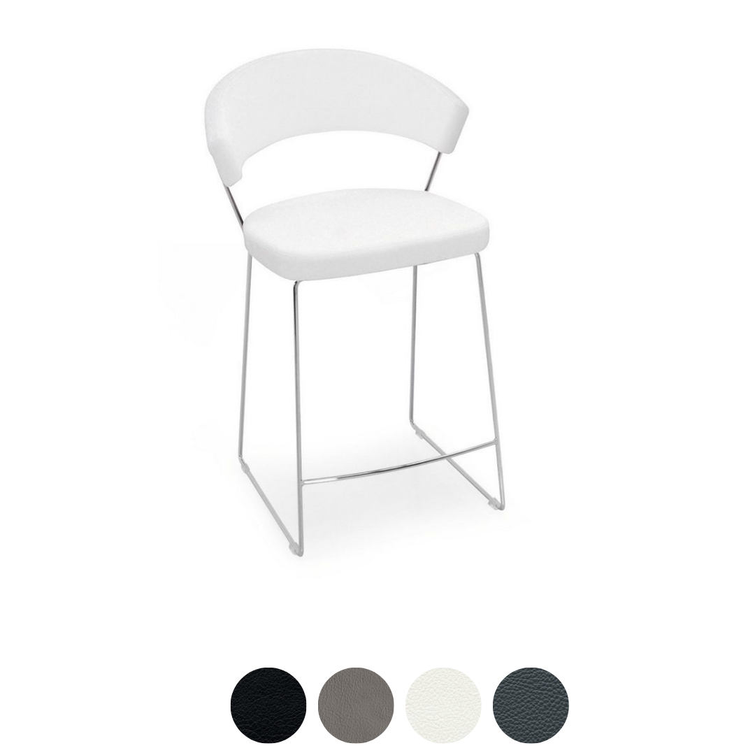 New York LEDER Barhocker von Connubia  New York LEDER Barhocker von Connubia
