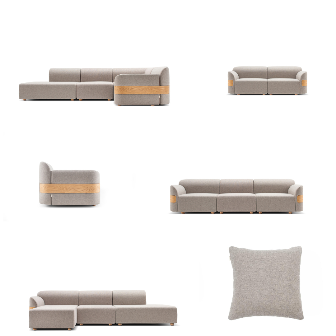 Hugg modulares Sofa von Gazzda